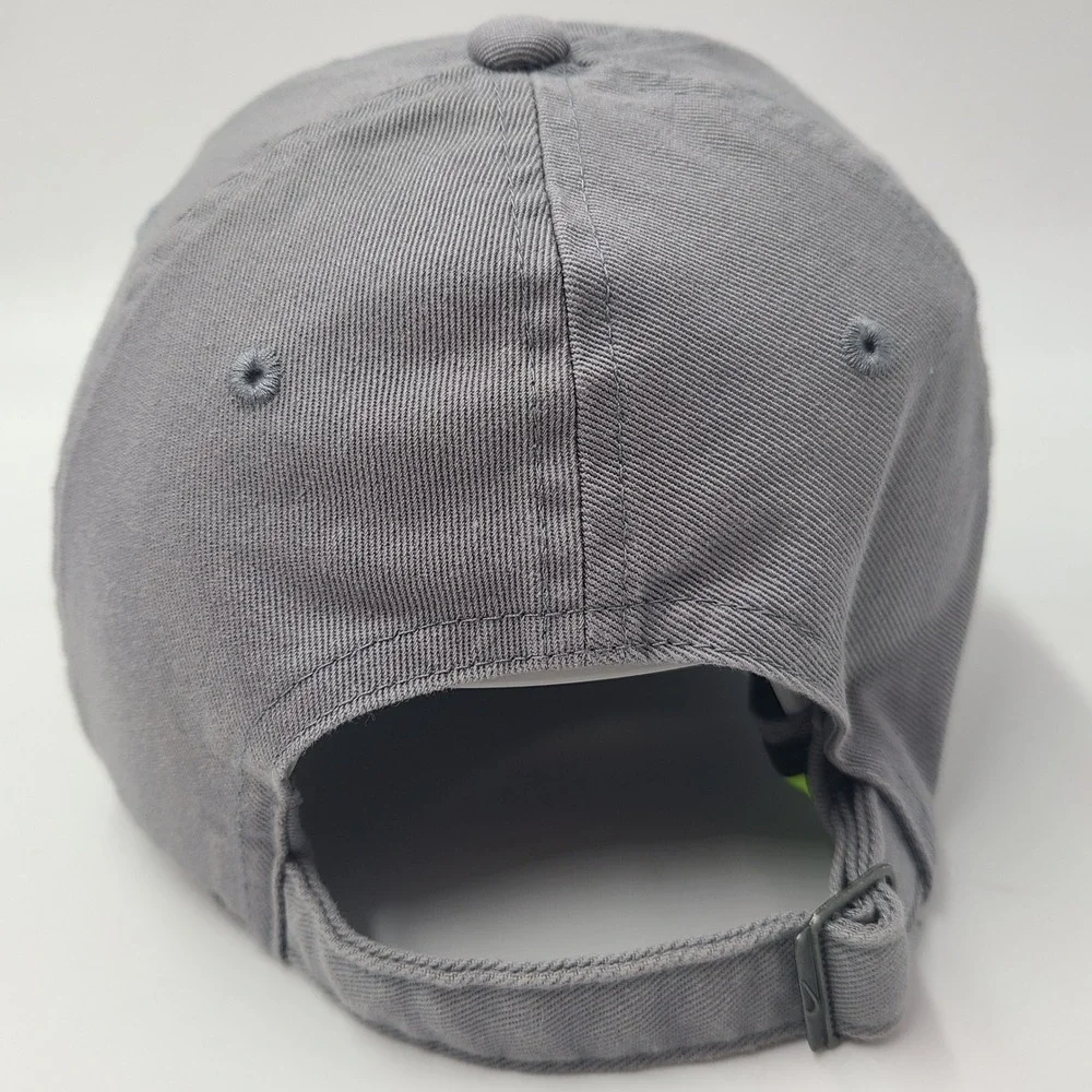 Youth Nike Hat Strapback Gray White Logo S1ZE Heritage86 Swoosh Casual Sports‎